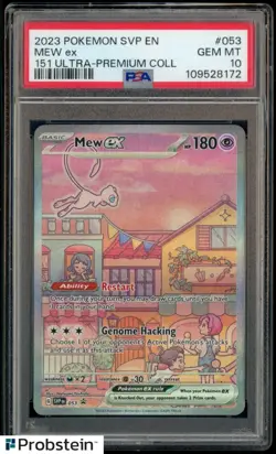 2023 Pokemon SVP EN 151 Ultra Premium Collection #053 Mew ex PSA 10 GEM MINT - Image 1