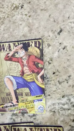 One Piece Monkey D Luffy Wanted! No. 02-02 Berry Match 2011 Bandai and more! - Image 2