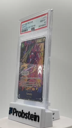 2024 One Piece EN Treasure Cup Top 64 #121 Yamato PSA 10 GEM MINT - Image 2