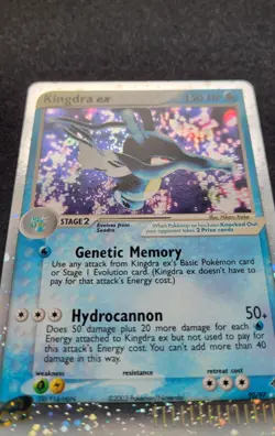Kingdra ex 92/97 Dragon Holo Pokemon Card - Image 3