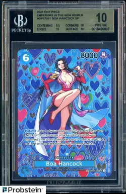 2024 One Piece Emperors in New World #OP07051 Boa Hancock SP BGS 10 PRISTINE - Image 1