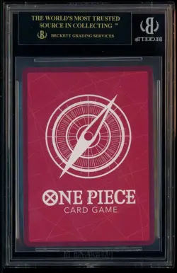 2023 One Piece Pillars of Strength JPN OP03040 Nami L PAR BGS 10 BLACK LABEL - Image 3