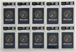 ONE PIECE STRAW HAT CREW SET 2024 ENGLISH 1ST ANNIVERSARY PSA 10 SEQUENTIAL SET - Image 2