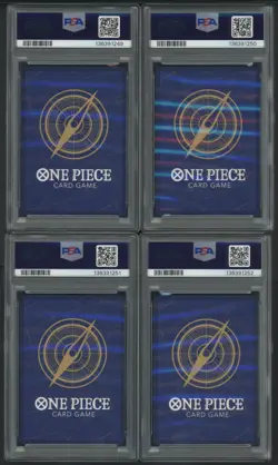 ONE PIECE STRAW HAT CREW SET 2024 ENGLISH 1ST ANNIVERSARY PSA 10 SEQUENTIAL SET - Image 4