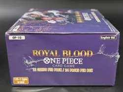 Lot (12) One Piece OP-10 Royal Blood English Booster Boxes Sealed w/ Open Case - Image 5