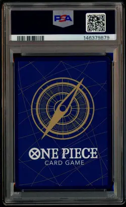 2025 One Piece OP14 Japanese #119 Dracule Mihawak Manga Alternate Art PSA 10 - Image 3