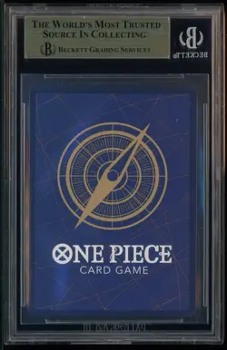 2025 ONE PIECE OP13 ENGLISH #OP03118 MONKEY.D.LUFFY MANGA ART SEC BGS 9.5 - Image 3