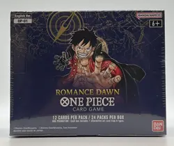 One Piece EN OP-01 Romance Dawn White Bottom Booster Box Sealed - Image 1