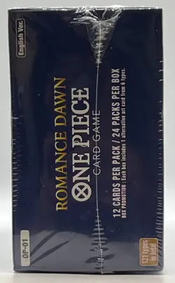 One Piece EN OP-01 Romance Dawn White Bottom Booster Box Sealed - Image 3