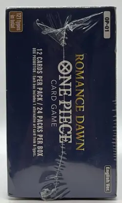 One Piece EN OP-01 Romance Dawn White Bottom Booster Box Sealed - Image 4