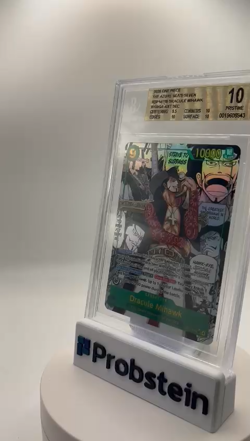 2026 ONE PIECE OP14 ENGLISH #119 DRACULE MIHAWK MANGA ART SEC BGS 10 PRISTINE - Image 2