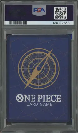 2025 ONE PIECE OP11 #119 EN MONKEY.D.LUFFY 3RD ANNIVERSARY GOLD PSA 10 GEM MINT - Image 3