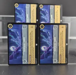 Disney Lorcana Darkwing Tower - Icy Headquarters 204/204 Winterspell UC 4 Cards - Image 1