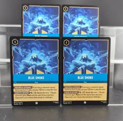 Disney Lorcana Blue Smoke 166/204 Winterspell Common 4 Cards - Image 1