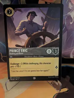 Disney Lorcana Prince Eric - Dashing and Brave 187/204 Common NM TCG - Image 1