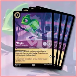 Disney Lorcana TCG: PASCAL - RAPUNZEL'S COMPANION x4 | Uncommon *IN STOCK* - Image 1