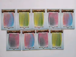 Disney Lorcana Winterspell Lore Complete Set of 9 - Image 1
