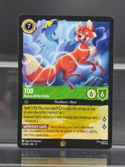 Disney Lorcana Tod - Knows All the Tricks 92/204 Winterspell Legendary - Image 1