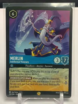 Disney Lorcana TCG - Shimmering Skies: Merlin (159/204) - Legendary - Near Mint - Image 1