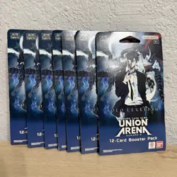 Union Arena Solo Leveling Sleeved Booster Blister Pack x7 Sealed English - Image 1
