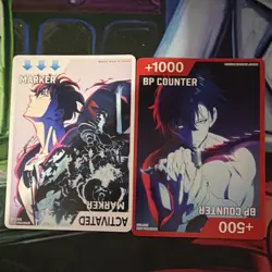 Union Arena Solo Leveling Marker & BP Counter Card Lot - Image 1