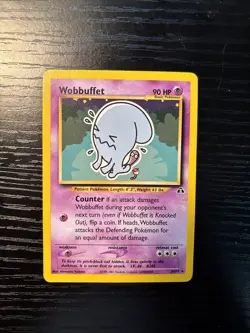 Pokemon WOBBUFFET 35/75 - Regular Rare Neo Discovery Card NM - Image 2