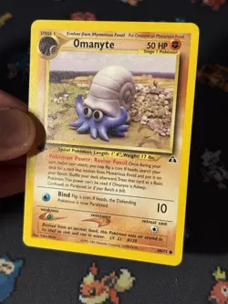 Pokemon Card Omanyte 60/75 Neo Discovery FIRST EDITION - (HP) - Image 2