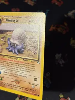 Pokemon Card Omanyte 60/75 Neo Discovery FIRST EDITION - (HP) - Image 3