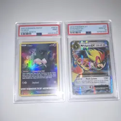 Pokemon PSA Graded Card Lot Mew Crown Zenith 2023 Pidgeot EX Evolutions 2016 Mi… - Image 1