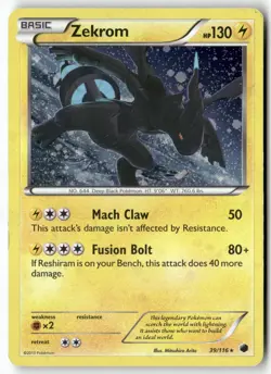 Zekrom - (Cosmos Holo) Promo Miscellaneous Cards & Products 039/116 MP - Image 1