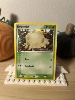 Shroomish 63/106 EX Emerald Pokemon Card Reverse Holo Foil Stamped HP - Image 1