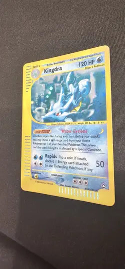 Pokemon Kingdra H14 Aquapolis Holo English Card Excellent Condition H14/H32 - Image 4