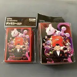 Pokemon Card Game The Glory of Team Rocket Deck Case Sleeve Set Giovanni Mewtwo - Image 1