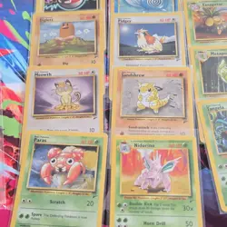 ✨VINTAGE BASE SET 2 Pokemon TCG Card Lot 25x no duplicates ✨ - Image 3