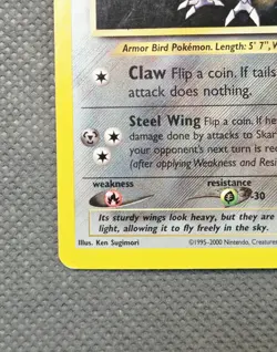 Skarmory - 13/111 - Pokemon Neo Genesis Unlimited Holo Rare Card WoTC Vintage - Image 5