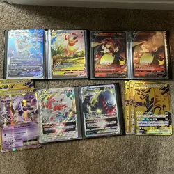 Pokemon Jumbo Cards And 3 Binder plus Extra - Image 1