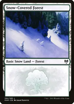 Snow-Covered Forest (284) 284 L Kaldheim KHM MTG Foil - Image 1