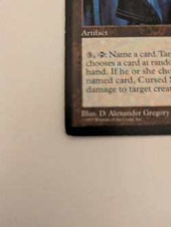 Magic the Gathering MTG Cursed Scroll Tempest Moderately Played Premodern - Image 2