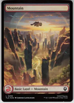 MTG Mountain (0290) Foil NM Avatar: The Last Airbender Magic 290 - Image 1