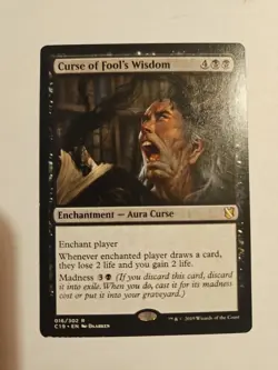 Curse of Fool's Wisdom Commander 2019 Regular - Image 1