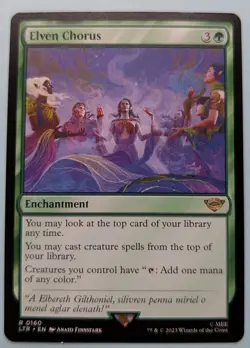 Elven Chorus MTG (160/511) The Lord of the Rings Tales of Middle-earth LP - Image 2