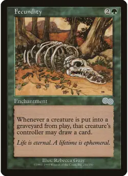 Fecundity 251 MTG NM - Urza's Saga - Image 1