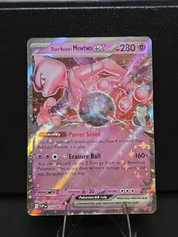 Team Rocket's Mewtwo ex 205 Sv: Scarlet & Violet Promo Cards Holo - Image 2