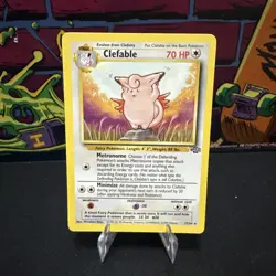 Clefable 17/64 - Jungle - Non Holo - Pokemon Card TCG - Unlimited Rare Card - LP - Image 1