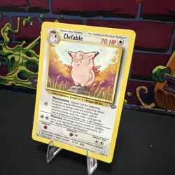 Clefable 17/64 - Jungle - Non Holo - Pokemon Card TCG - Unlimited Rare Card - LP - Image 3