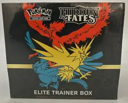 Pokemon TCG Hidden Fates Elite Trainer Box Factory Sealed ETB - Image 1