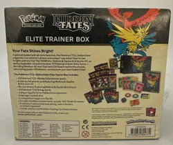 Pokemon TCG Hidden Fates Elite Trainer Box Factory Sealed ETB - Image 2