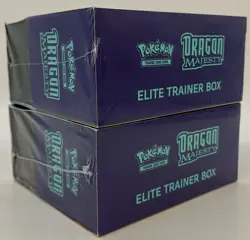 Lot of (2) Pokemon TCG Dragon Majesty Elite Trainer Box Factory Sealed ETB - Image 3
