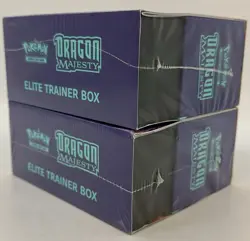 Lot of (2) Pokemon TCG Dragon Majesty Elite Trainer Box Factory Sealed ETB - Image 4