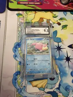 Pokemon TCG Slowpoke Reverse Holo Shiny Treasure ex 036/190 CGC 9.5 Japanese - Image 1